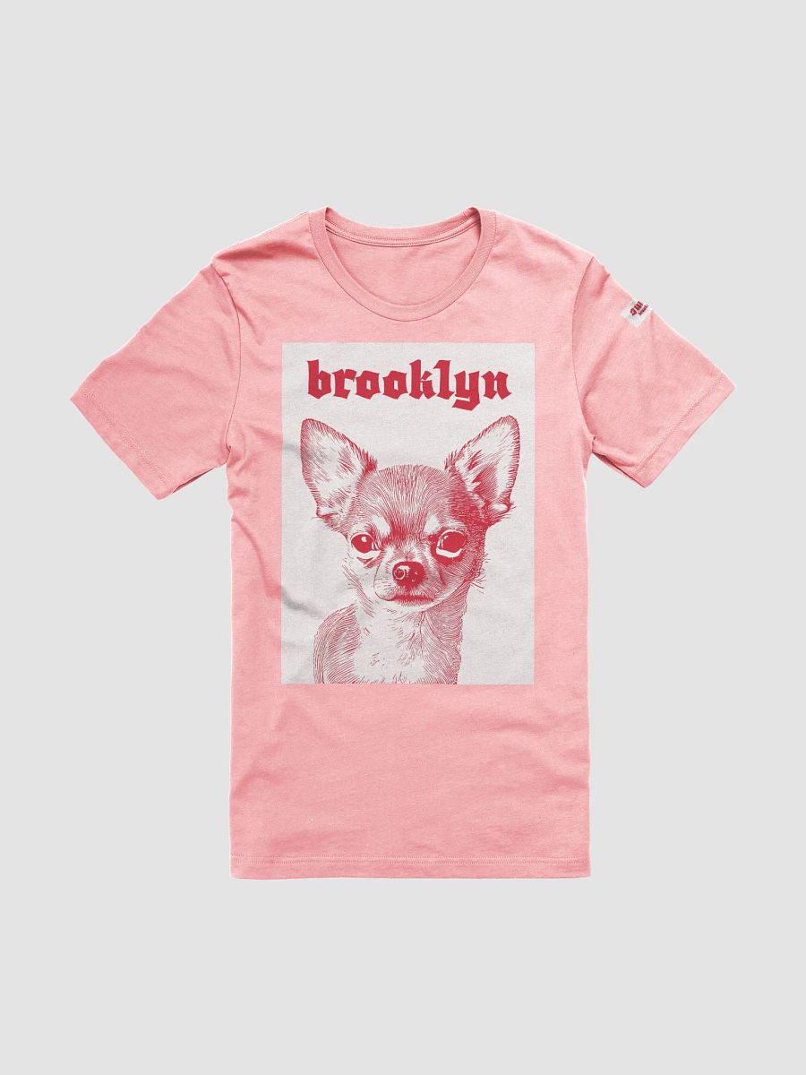 Brooklyn Chihuahua on a Unisex Supersoft Bella+Canvas t-shirt product image (1)
