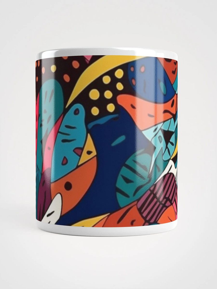 Vivid Abstract Mosaic Mug-White product image (5)