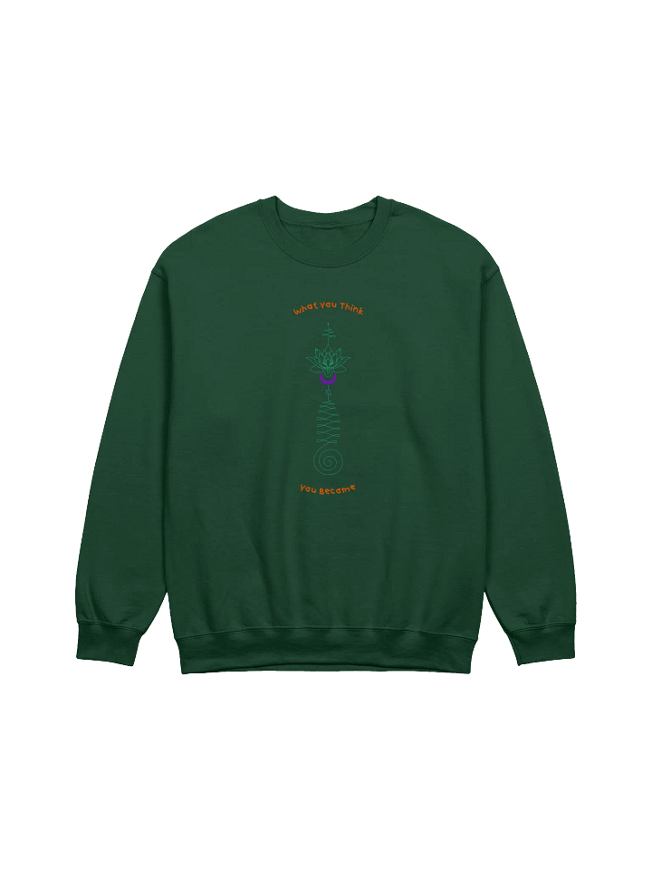 What You Think You Become Enchanting Lotus Sweatshirt product image (1)
