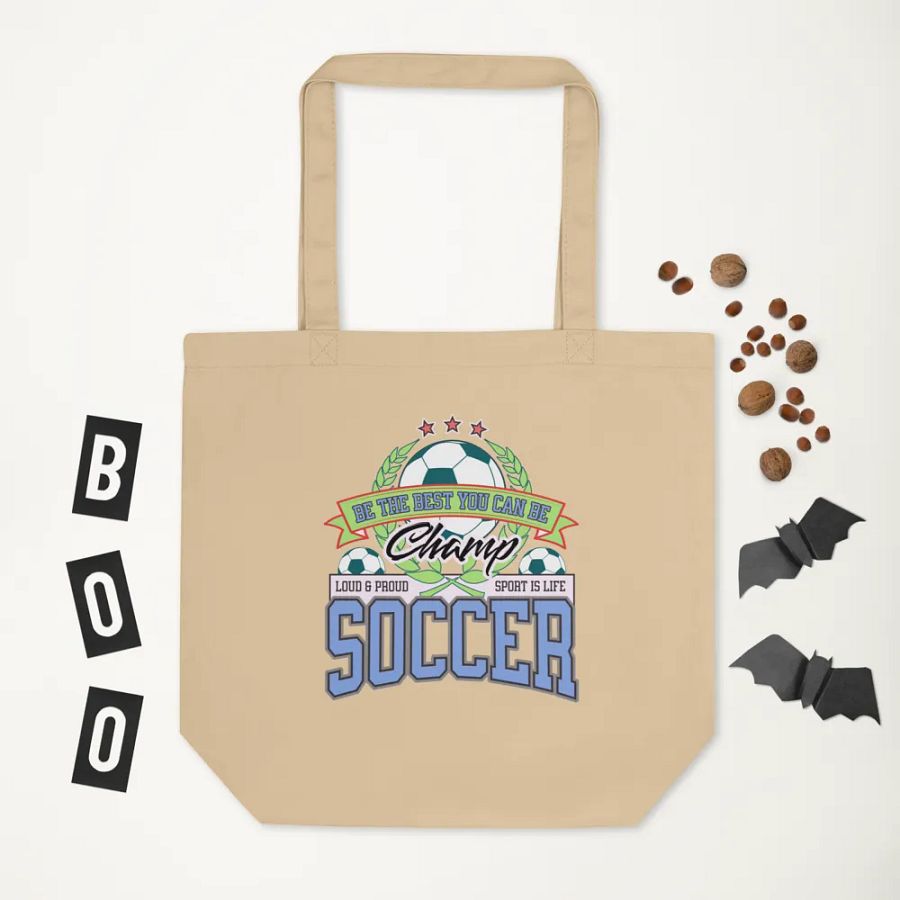 Champ Soccer Wreath Tote Bag product image (6)