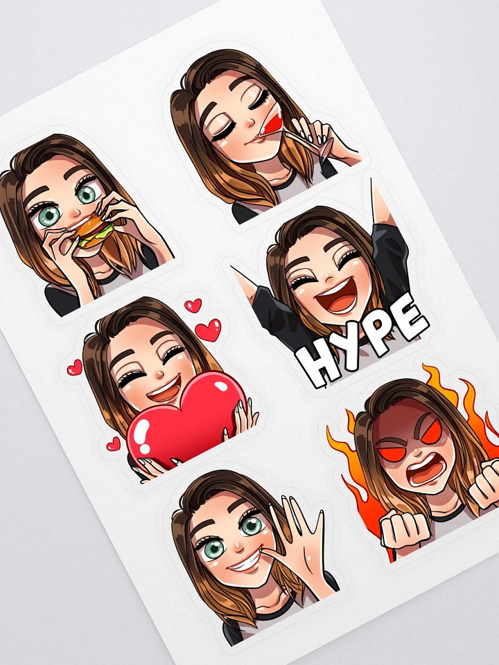 Emote Sticker Sheet product image (1)