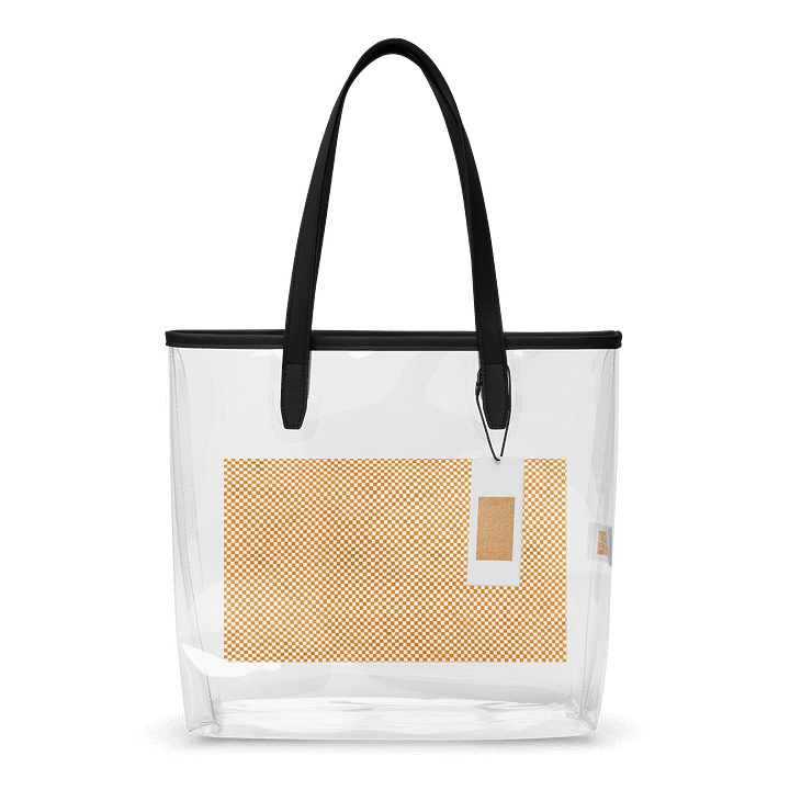 Orange Boxes. Clear Tote Bag product image (1)