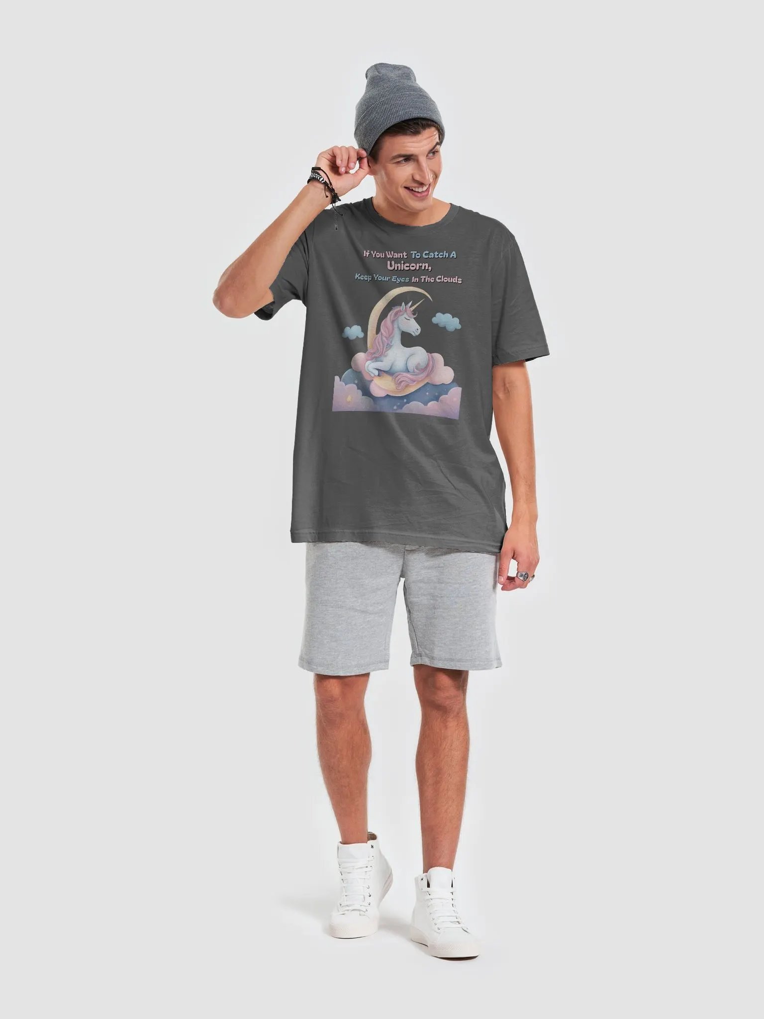 If You Want To Catch A Unicorn, Keep Your Eyes In The Clouds T-shirt product image (37)