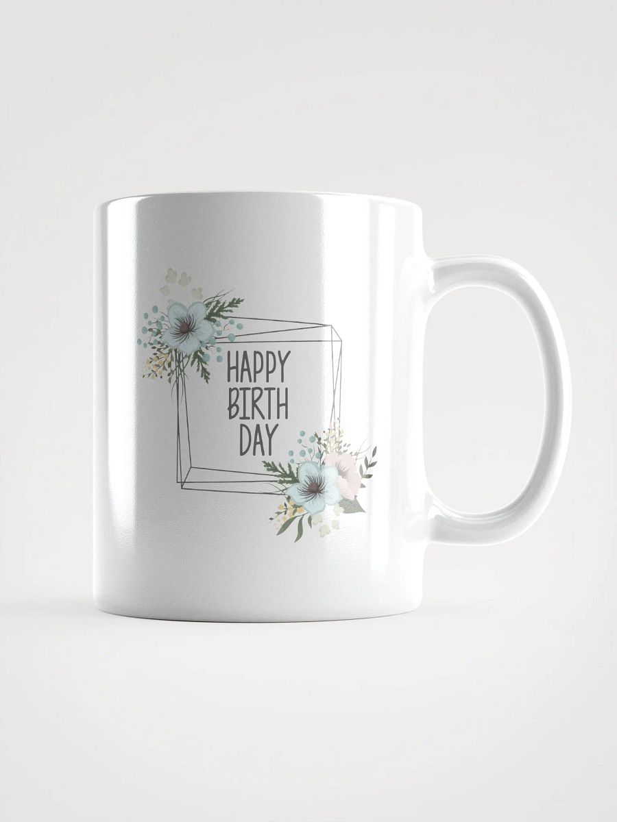 Happy Birthday Pastel Floral Coffee Mug product image (1)