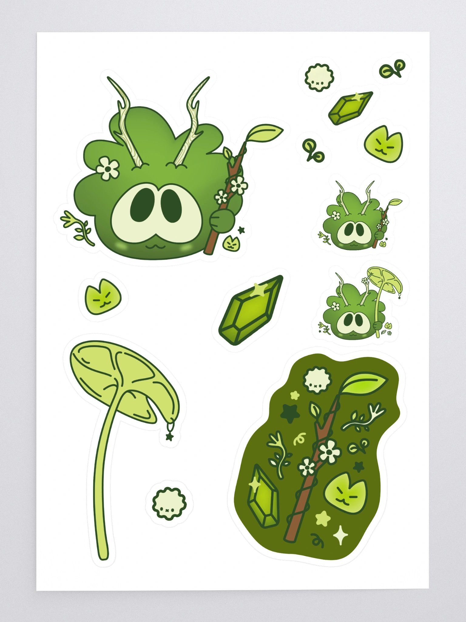 wild forest puffle sticker sheet product image (3)