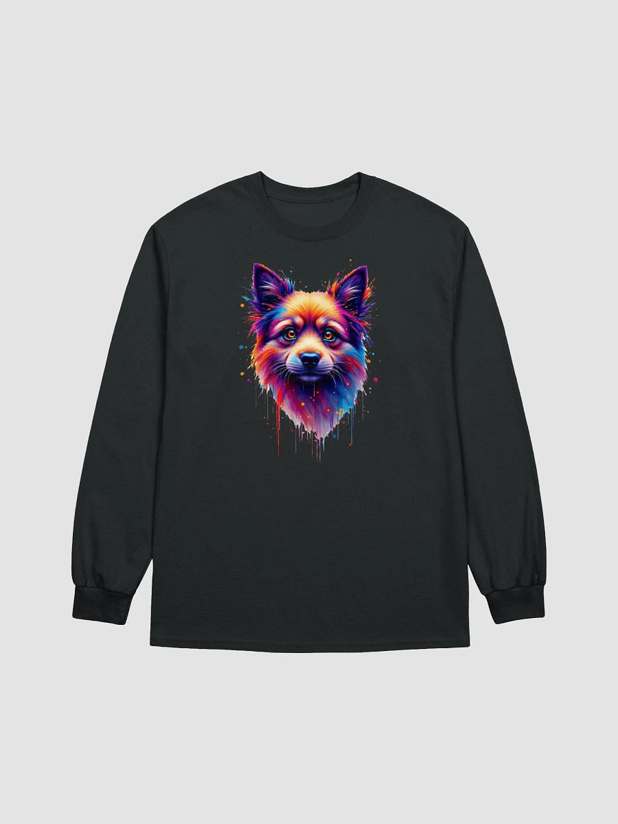 Vibrant Dog Portrait Long Sleeve Tee product image (3)