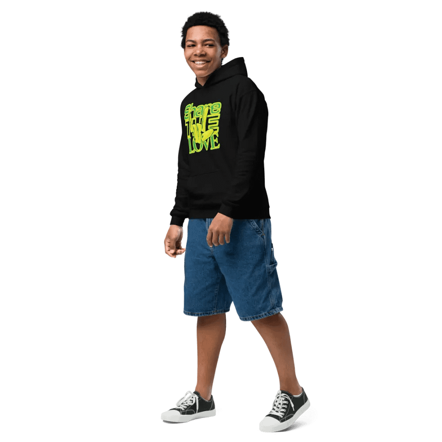 3D Share The Love Youth Hoodie product image (7)