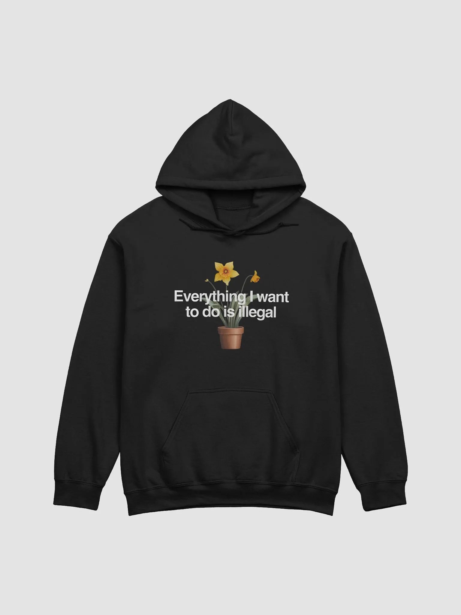 Everything I Want To Do Is illegal Hoodie product image (1)