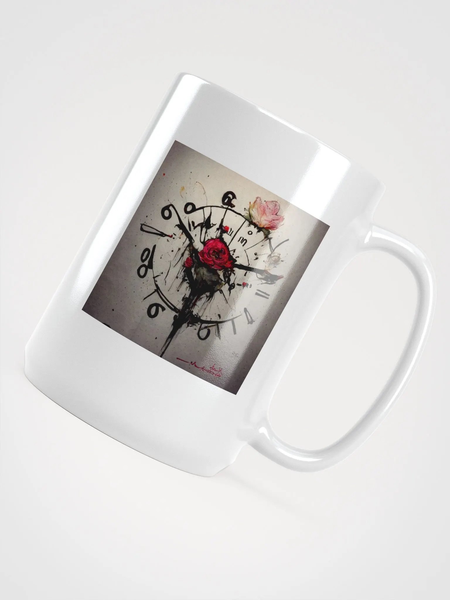 TikTok Floral Timepiece Mug product image (4)