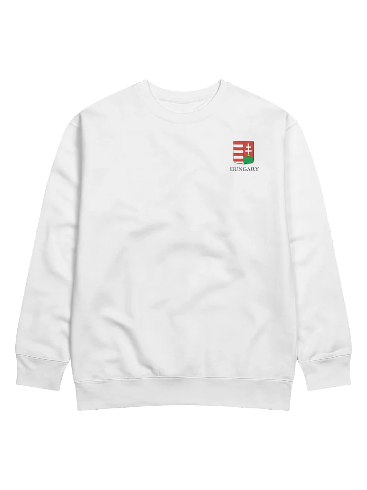 HUNGARY SWEATSHIRT WHITE product image (1)