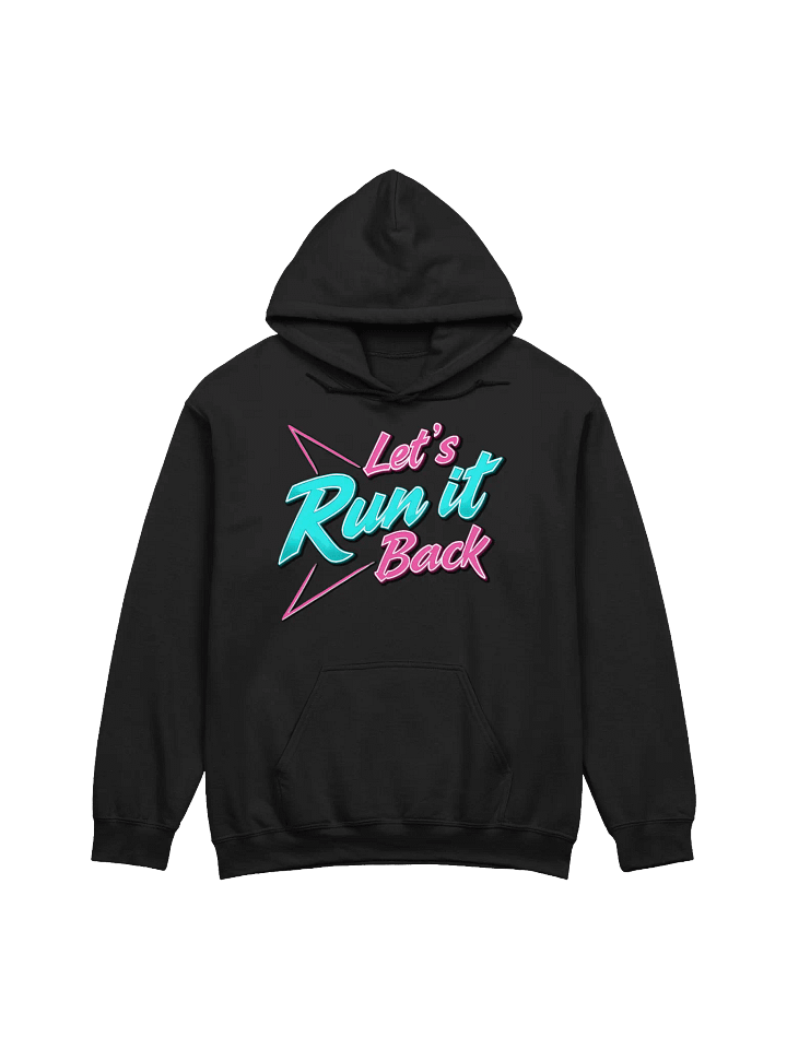 Retro 'Let's Run it Back' Typography Hoodie product image (6)