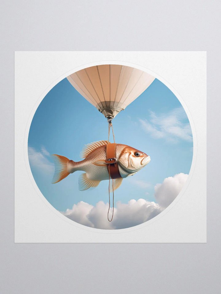 Fish No. 02 Vinyl Sticker product image (2)