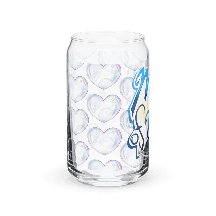 Heart bubble and Logo Glass Cup product image (40)