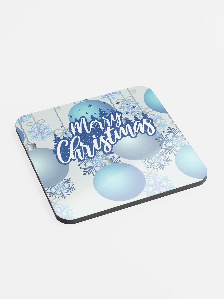 Festive Merry Christmas Glossed Cork Coastgift for entertainers moms colleagues friendser product image (2)