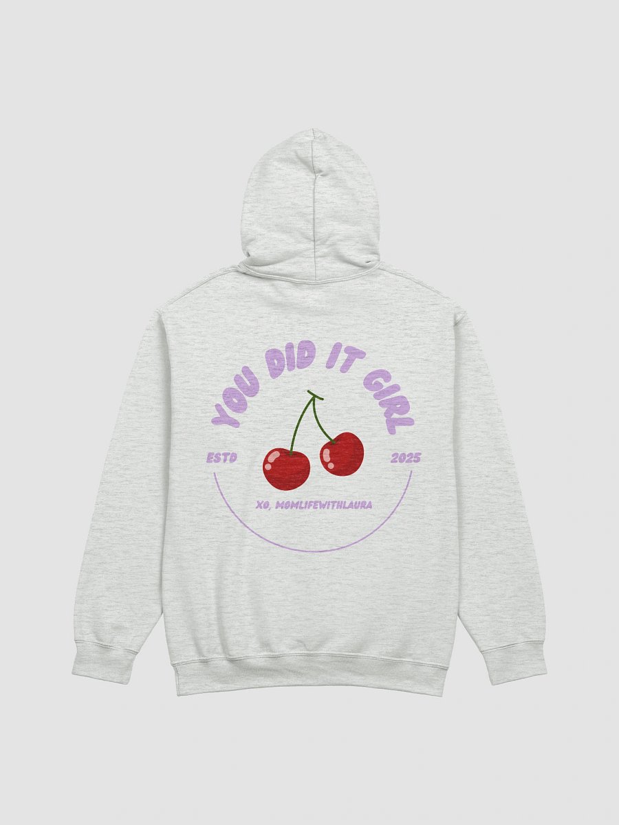 You Did it Girl Cherries Hoodie - Lilac/Grey product image (2)