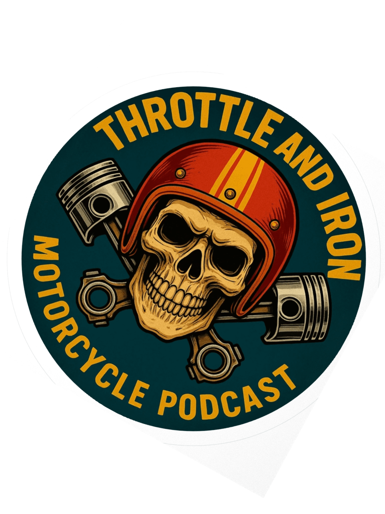 Throttle and Iron Motorcycle Podcast Stickers product image (5)