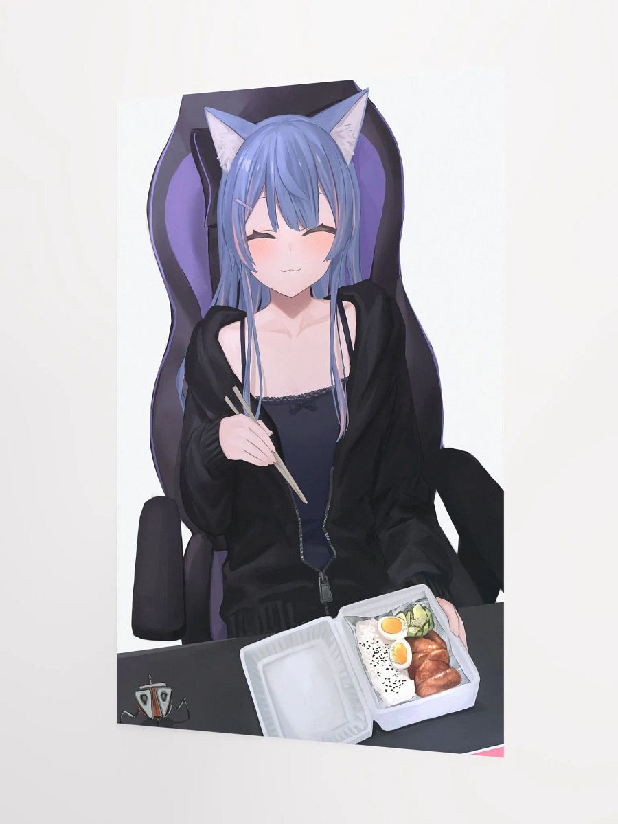 Neko Eating Poster product image (4)