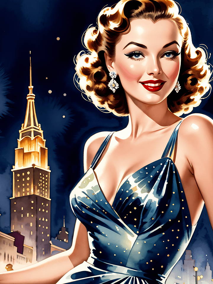 Happy Moments: Classic 1940s Big Band Swing & Jazz Club Vibes (5120 x 2880 px background image) product image (1)