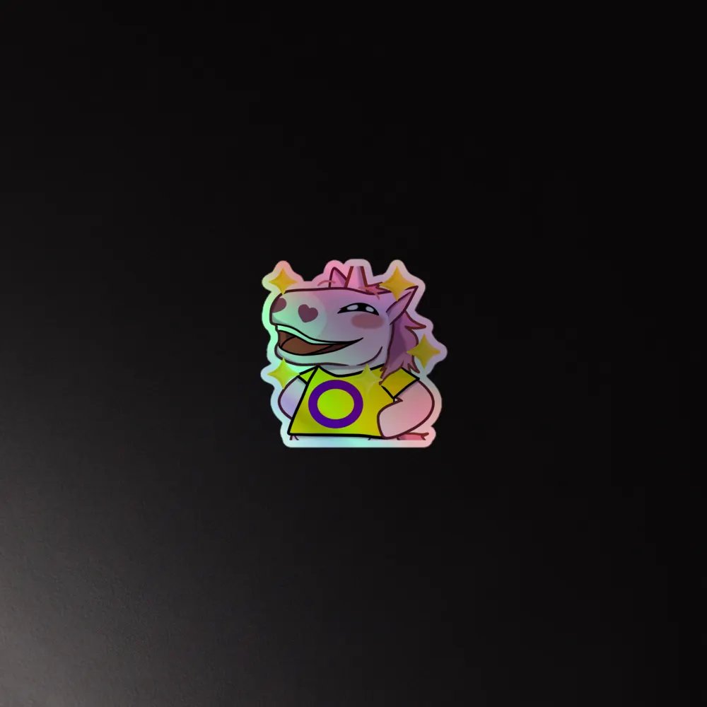 INTERSEX Pride Holographic Sticker product image (4)