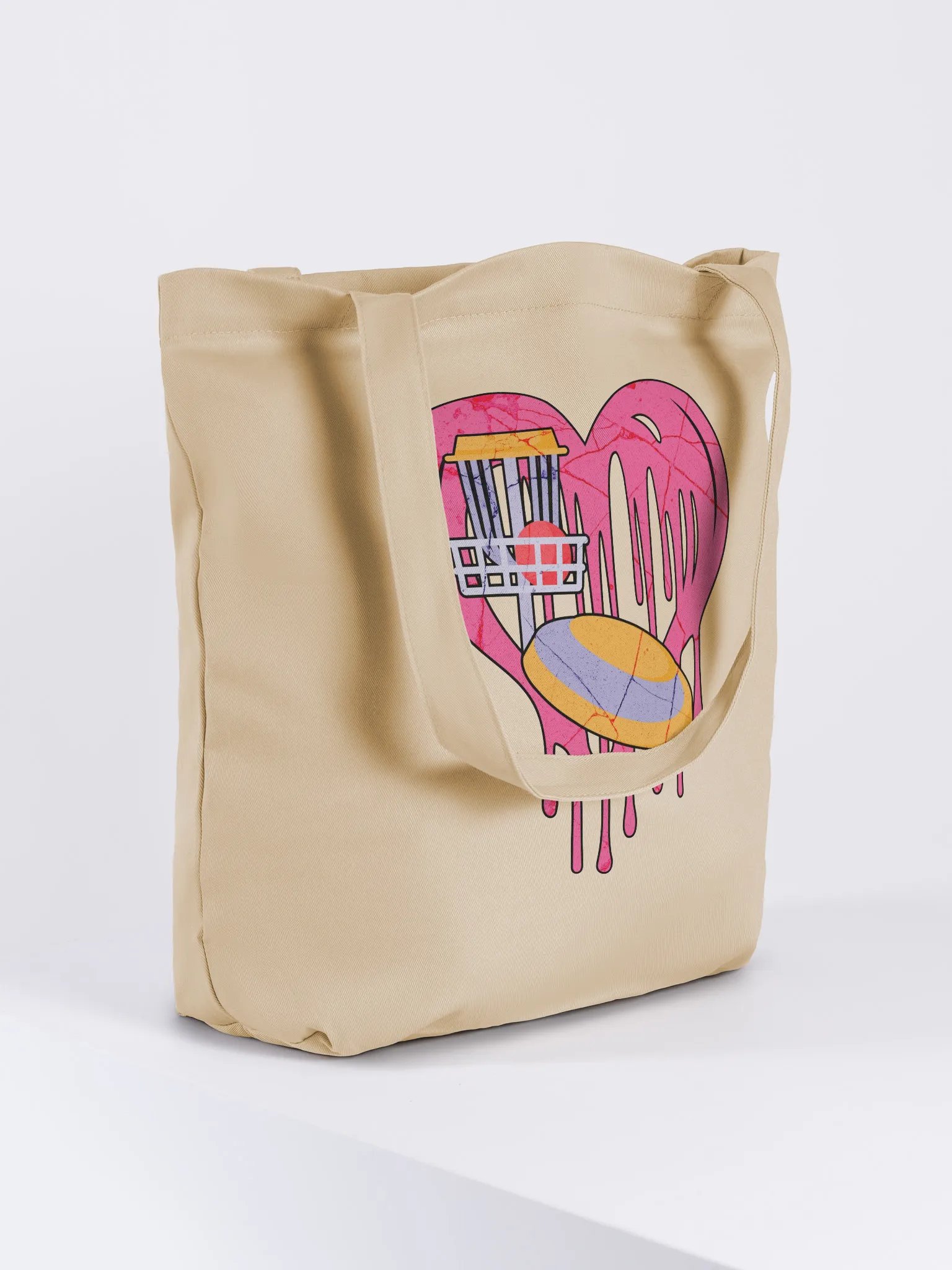 Heart Disc Golf Tote Bag product image (4)