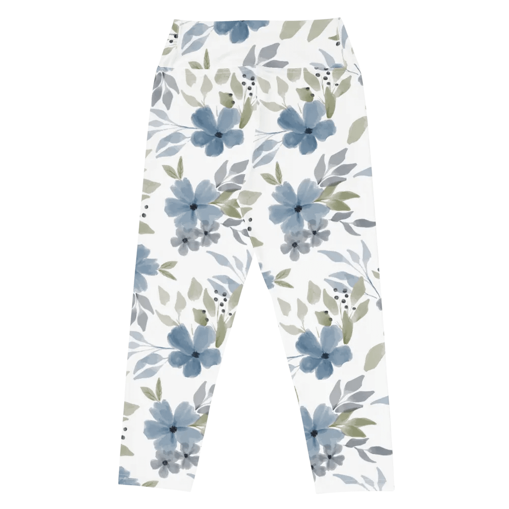 Vintage Floral 90s Yoga Capri Leggings product image (7)