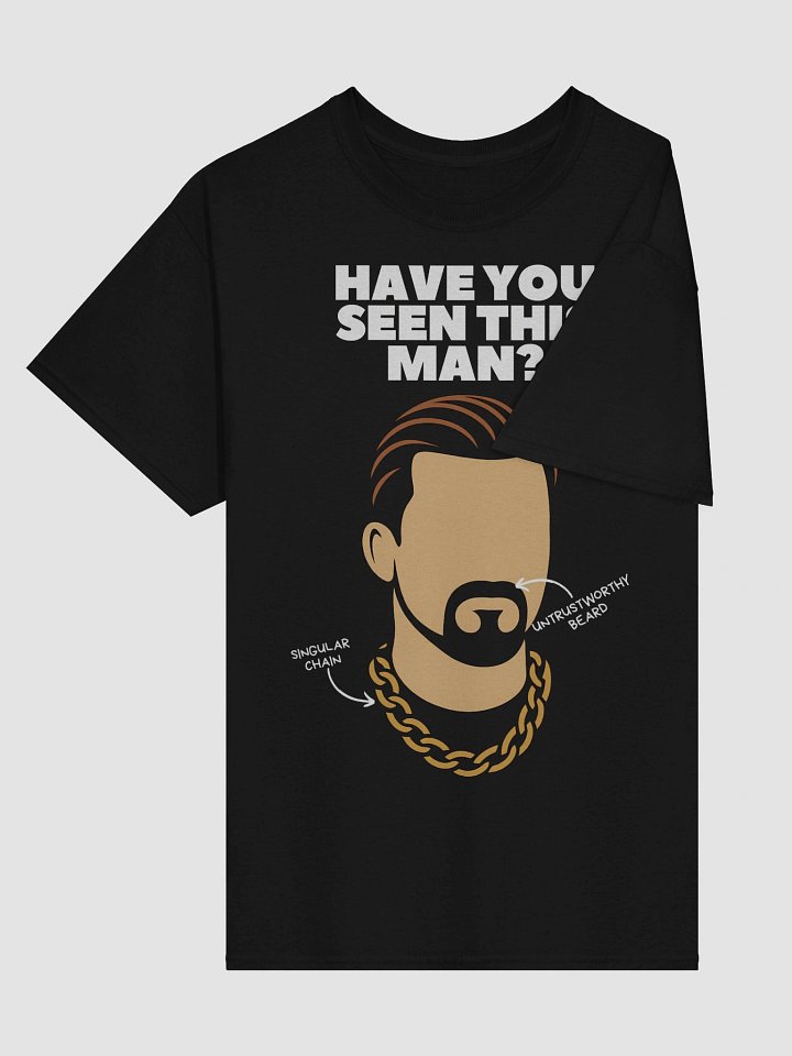 Untrustworthy Beard, Singular Chain Tee product image (2)