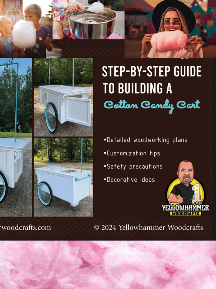 Cotton Candy Cart Build Plans product image (2)