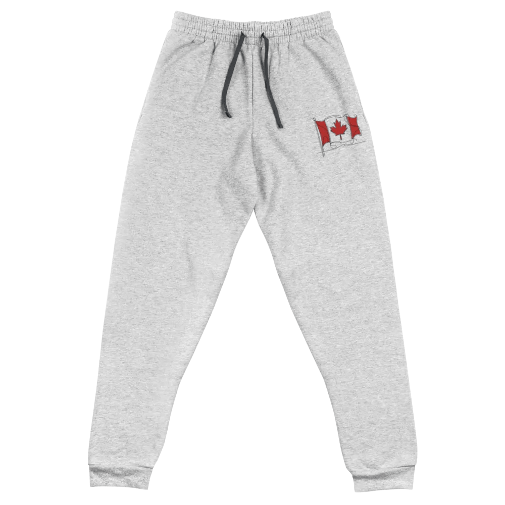 Canada Flag Line Art Premium Unisex Jogger Pant product image (2)