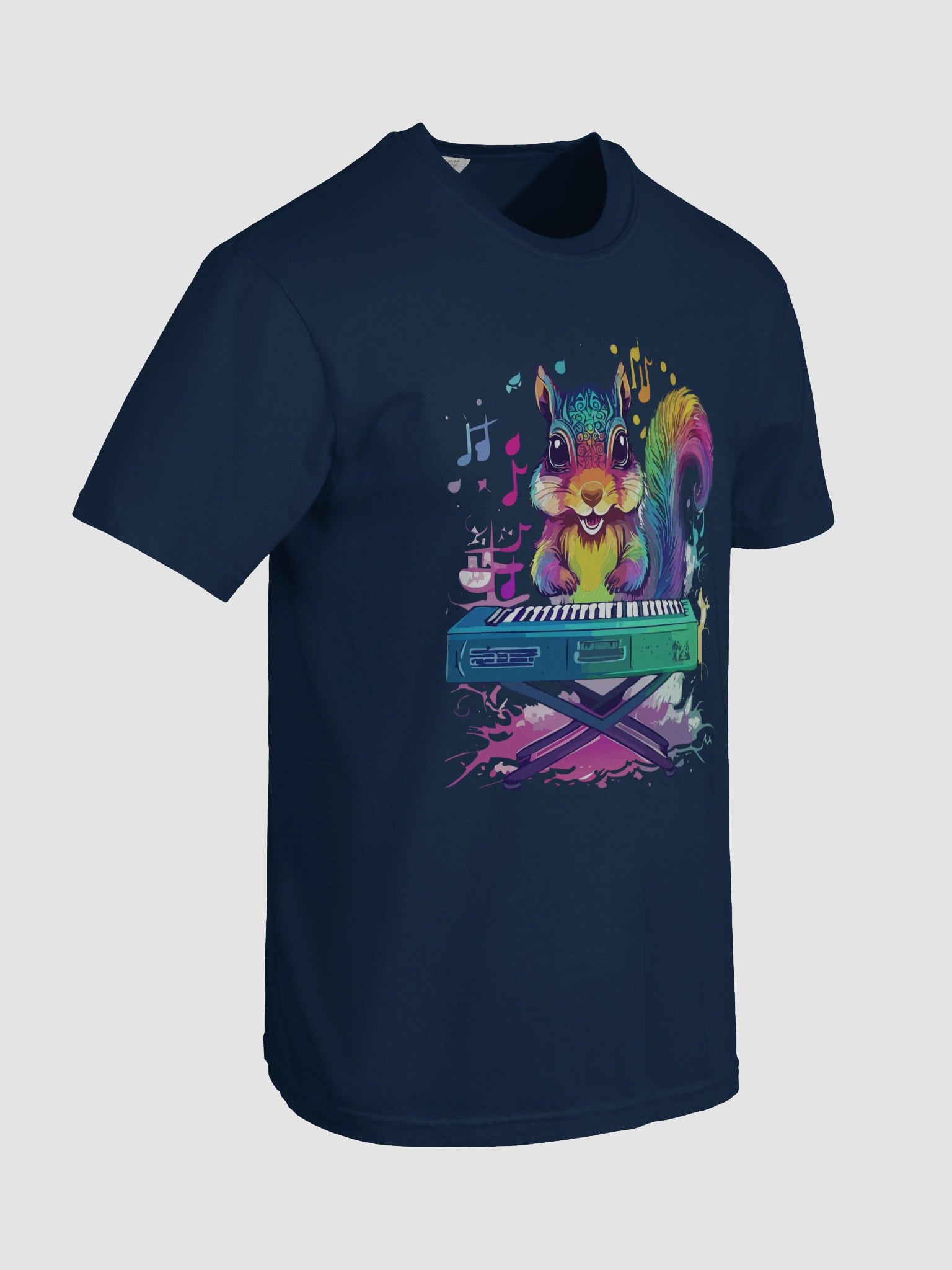 The Psychedelic Squirrel T-Shirt Keyboard product image (7)