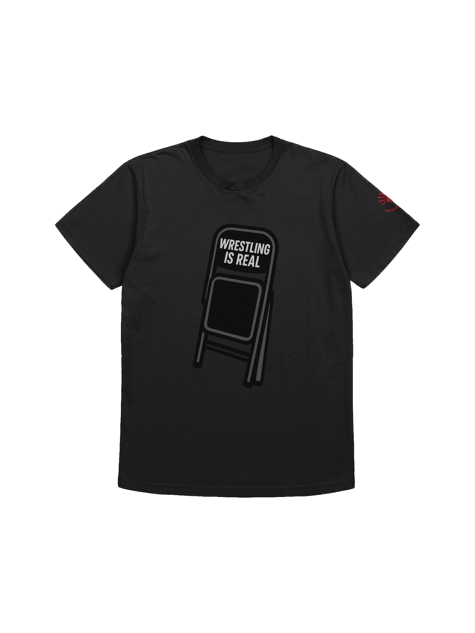 Wrestling Is Real - Black Shirt product image (3)