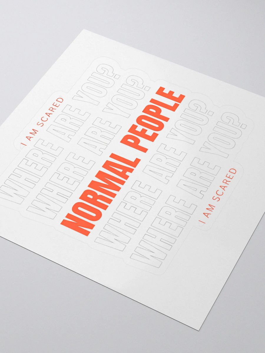Normal people - Where Are You? product image (3)