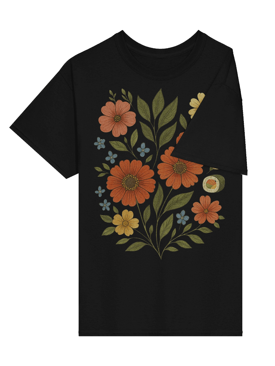 🌼 Peaceful Garden Vibes T-Shirt – Floral Calm Aesthetic Tee product image (28)