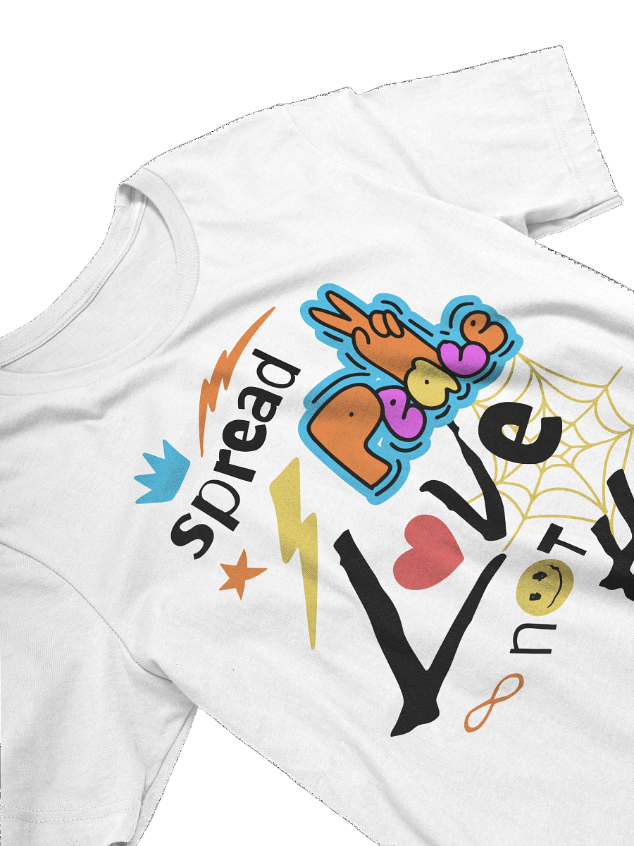 Spread Love, Not Hate | Unisex Bella+Canvas Supersoft T-Shirt product image (4)