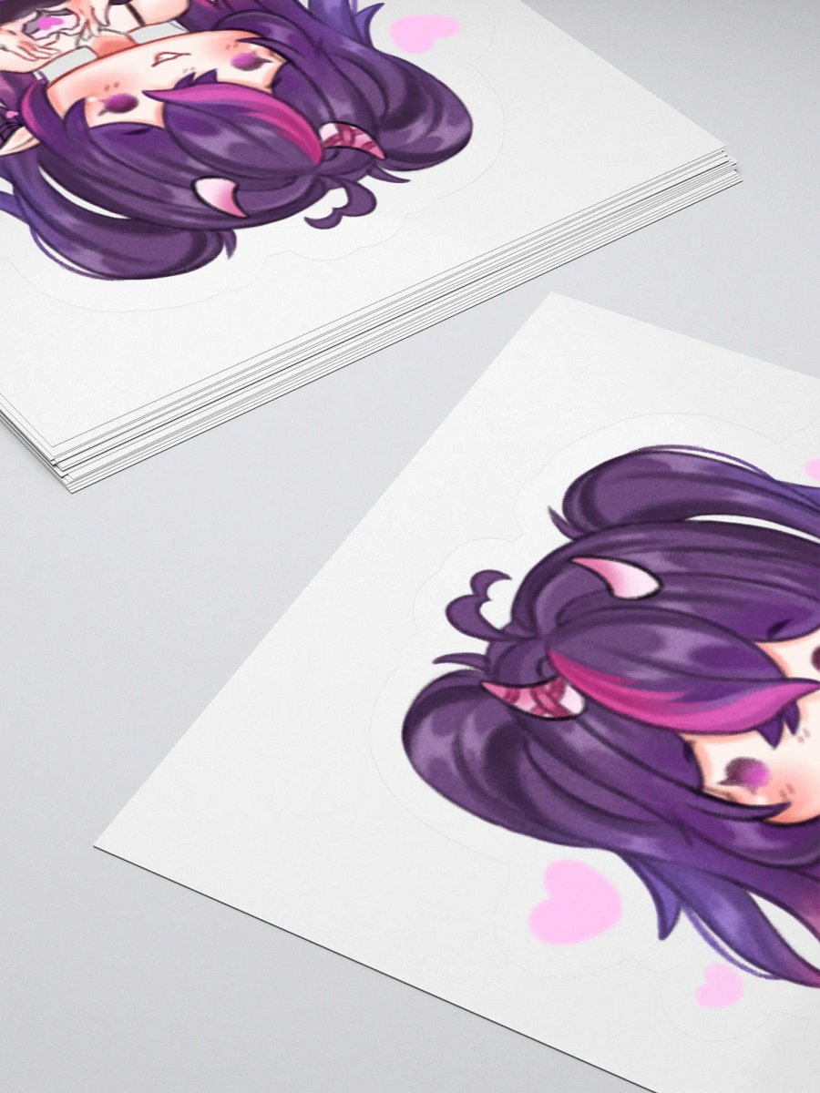 Mischievous Heart Kiss Cut Sticker product image (4)