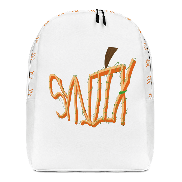 Halloween Pumpkin SynjiX Backpack (White) product image (1)