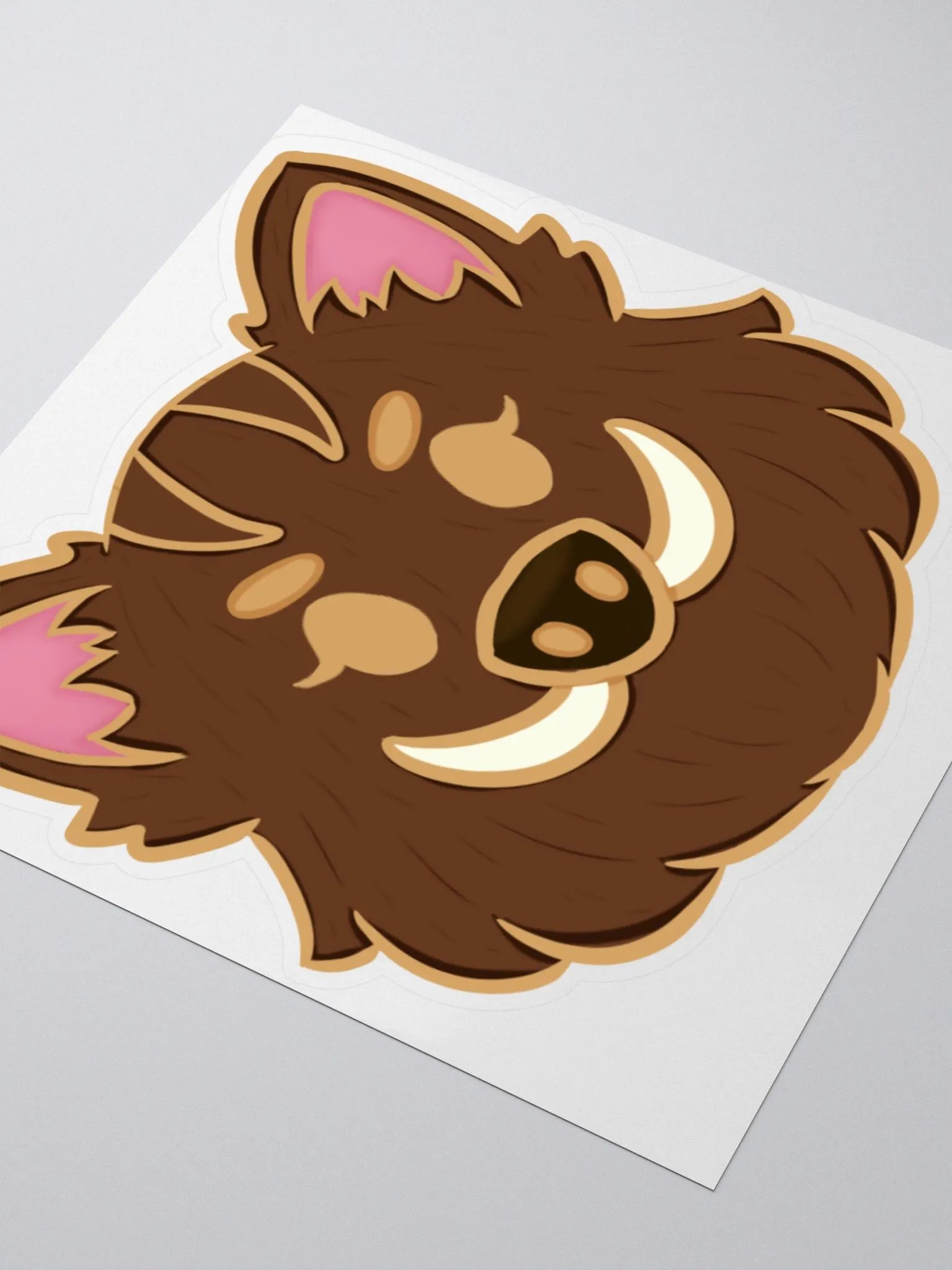 Boar Badge Sticker product image (3)