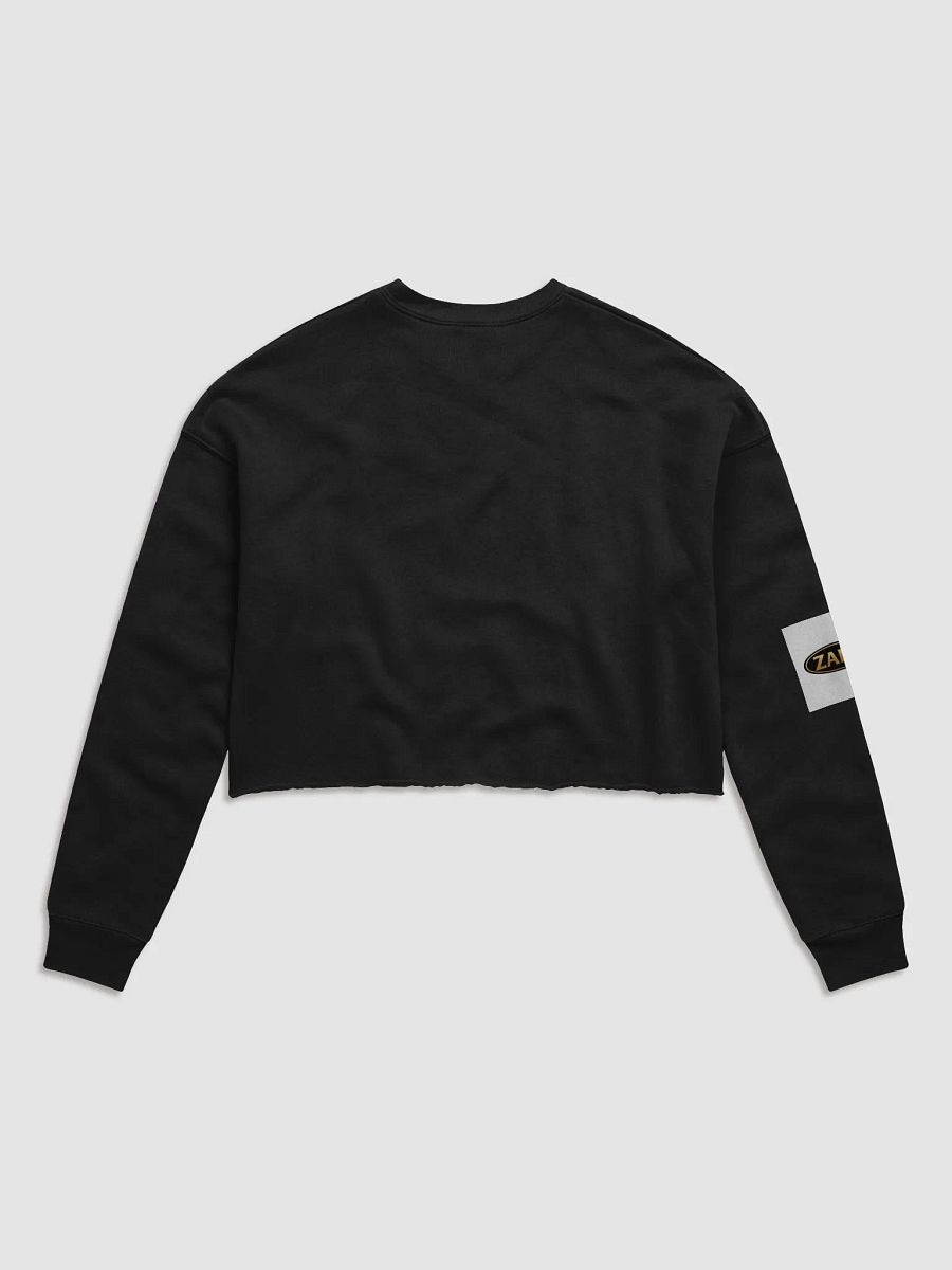 Golden ZABU Logo Women's Crop Sweatshirt product image (4)