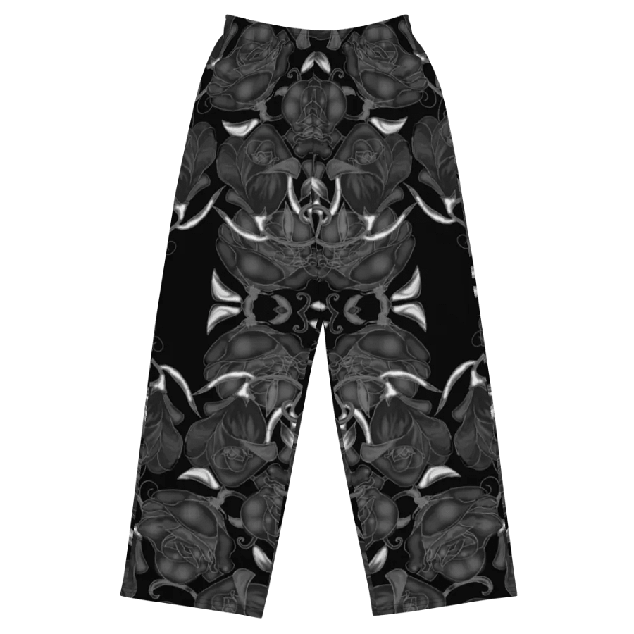 Black Roses Wide Leg Pants product image (2)