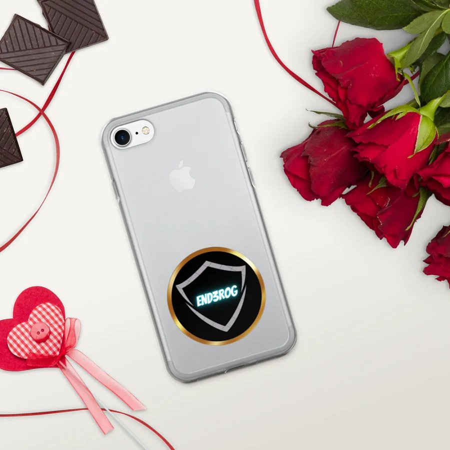 Glowing Shield Logo Clear iPhone Case product image (336)