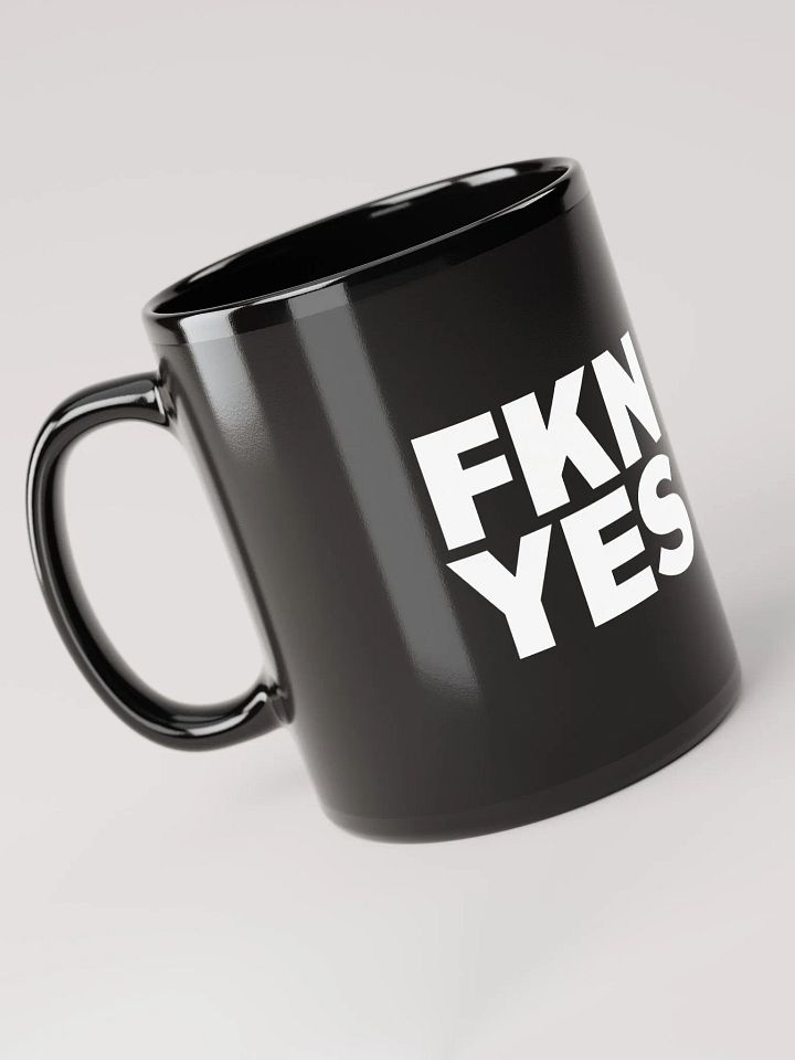 FKN YES Black Mug product image (1)