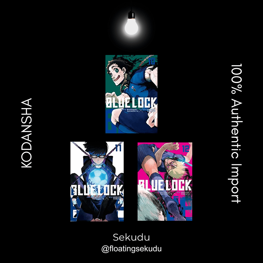 [Authentic] Blue Lock Manga (English) Vol 10, 11, 12 | Kodansha [Brand New] product image (1)