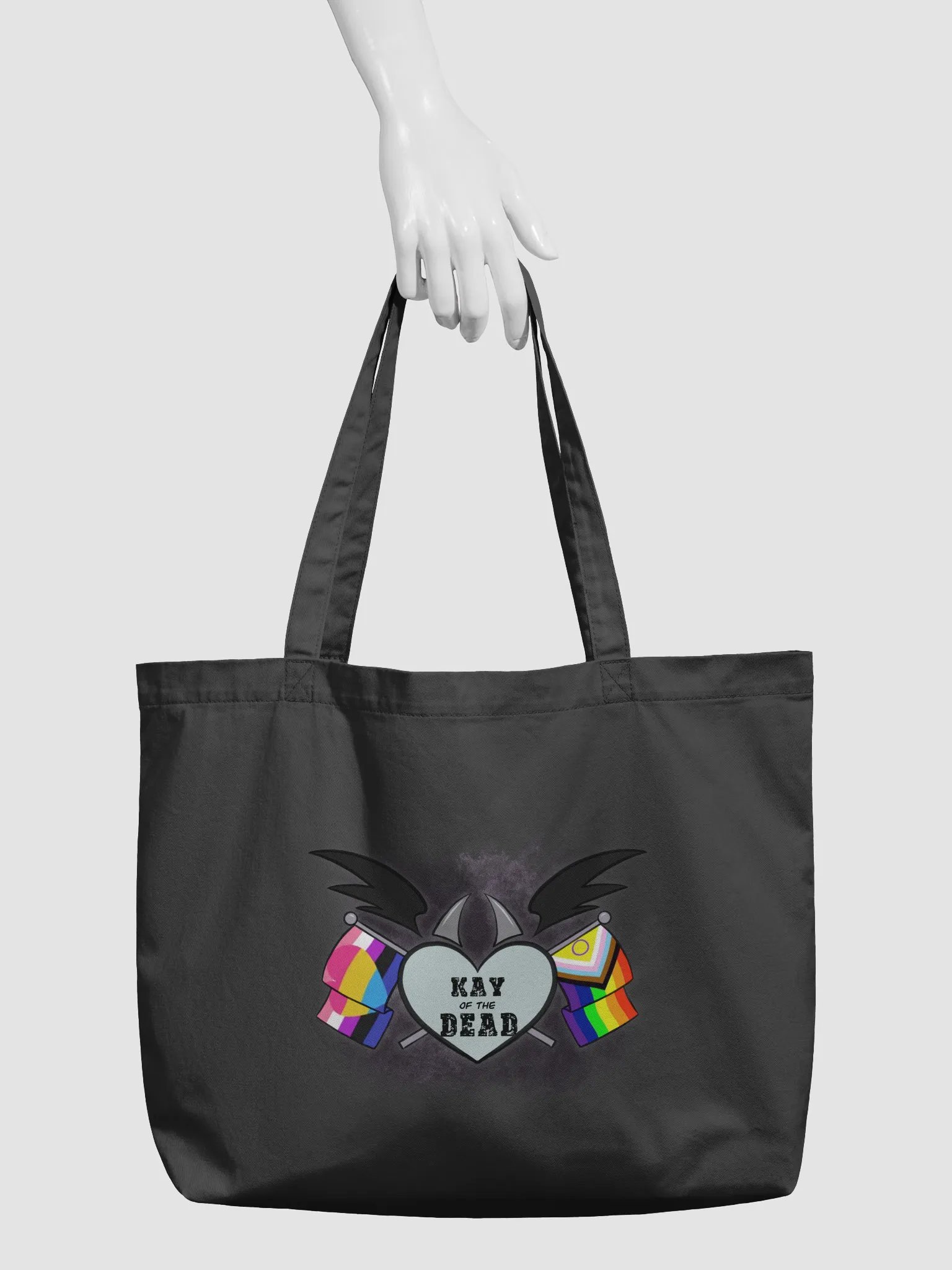 Kay_of_the_Dead Pride Logo Large Tote product image (3)