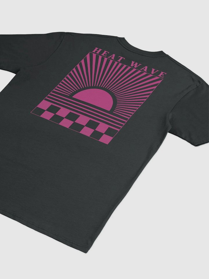 Heat Wave Retro Sunset T-Shirt - Black product image (2)