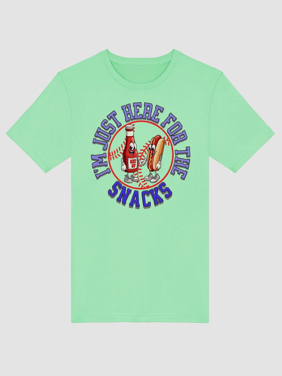Im Just Here For The Snacks Baseball Buddies Unisex T-Shirt product image (37)