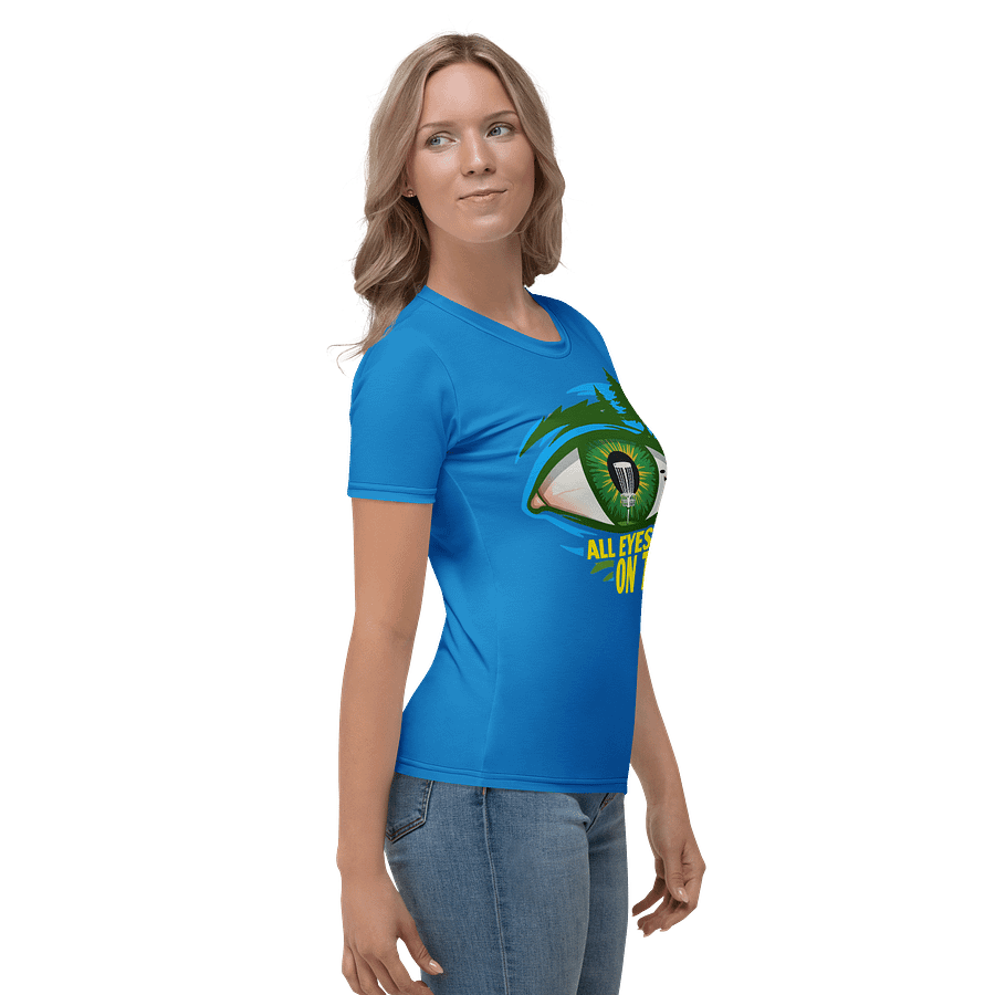 Fancy Lads Women's Blue T-shirt "All Eyes On Tee" product image (5)
