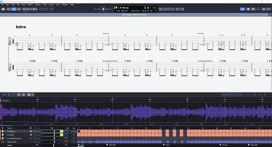 Piece of Mind: The Songbook PDF TAB + Backing Tracks product image (3)