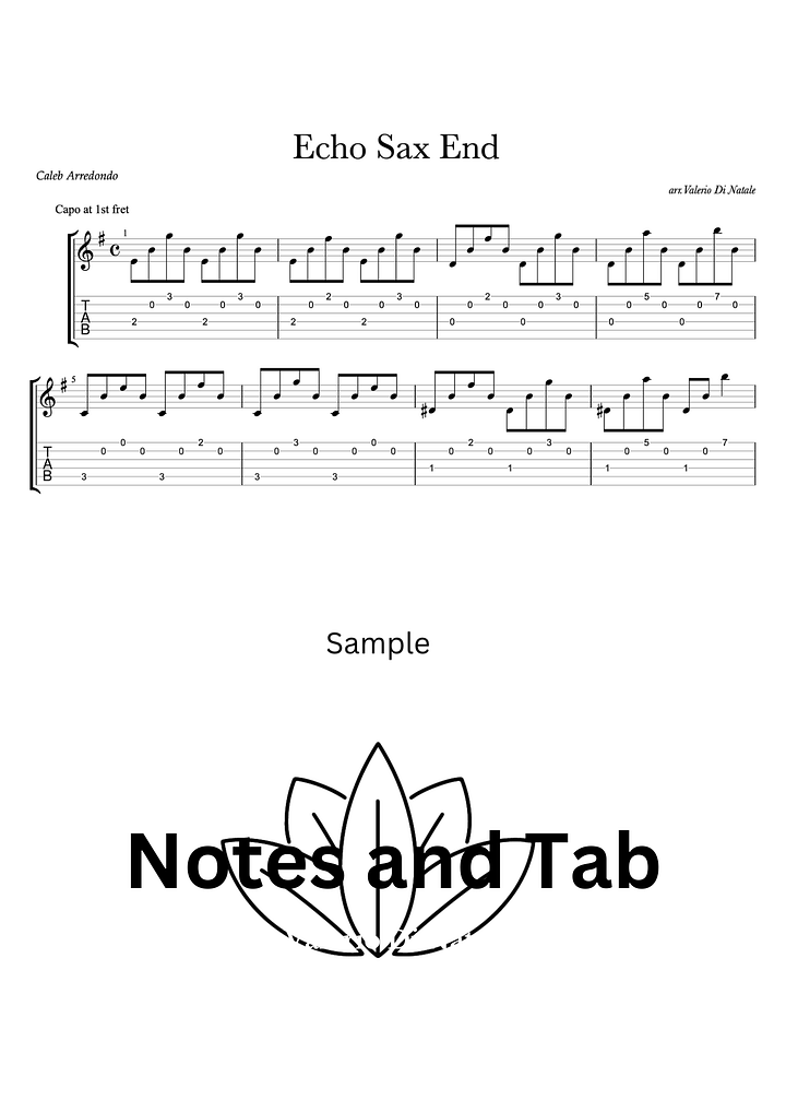 Echo Sax End by Caleb Arredondo product image (2)