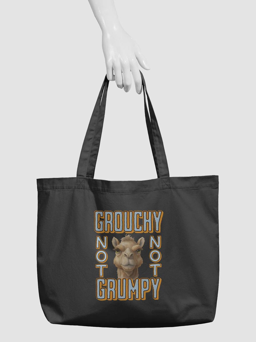 Grouchy Not Grumpy Camel Organic Tote Bag product image (6)