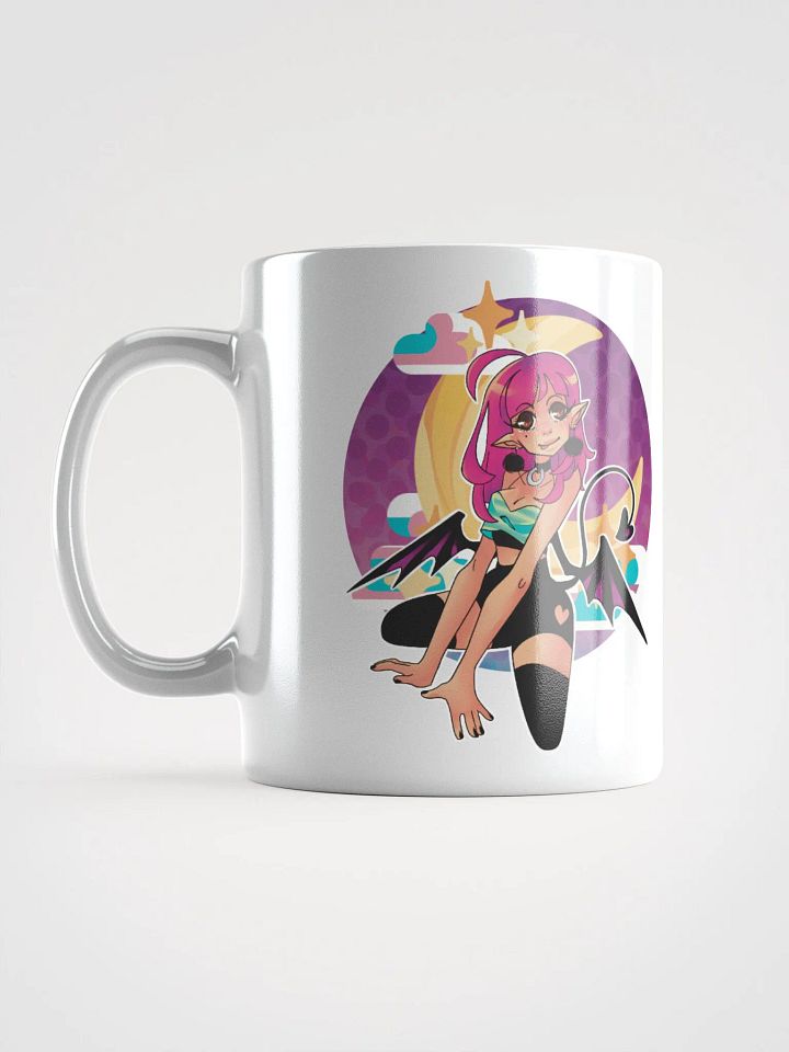 Cute Demon White Glossy Mug product image (2)