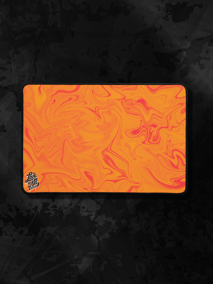 L2A Orange Swirl Deskmat product image (1)